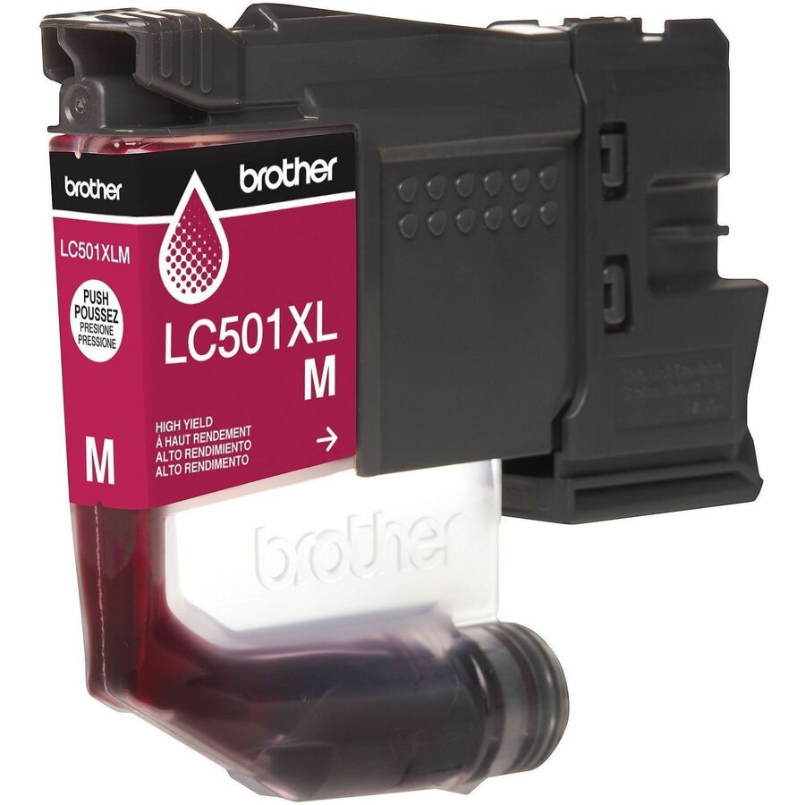 Brother Compatible Magenta 500 High Yield Inkjet Cartridge, LC501XLM