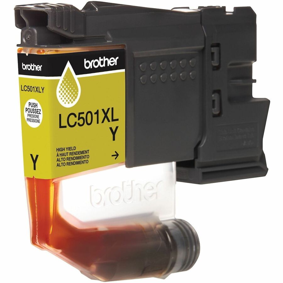 Brother Compatible Yellow 500 High Yield Inkjet Cartridge, LC501XLY