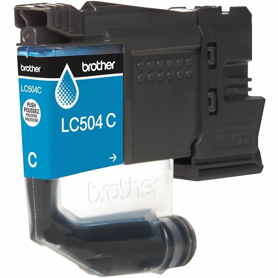 Brother LC504 Compatible Cyan 500 Yield Inkjet Cartridge, LC504C