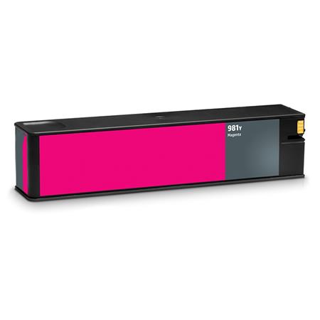HP 981Y Remanufactured InkJet Cartridge Magenta 16K Extra High Yield, L0R14A