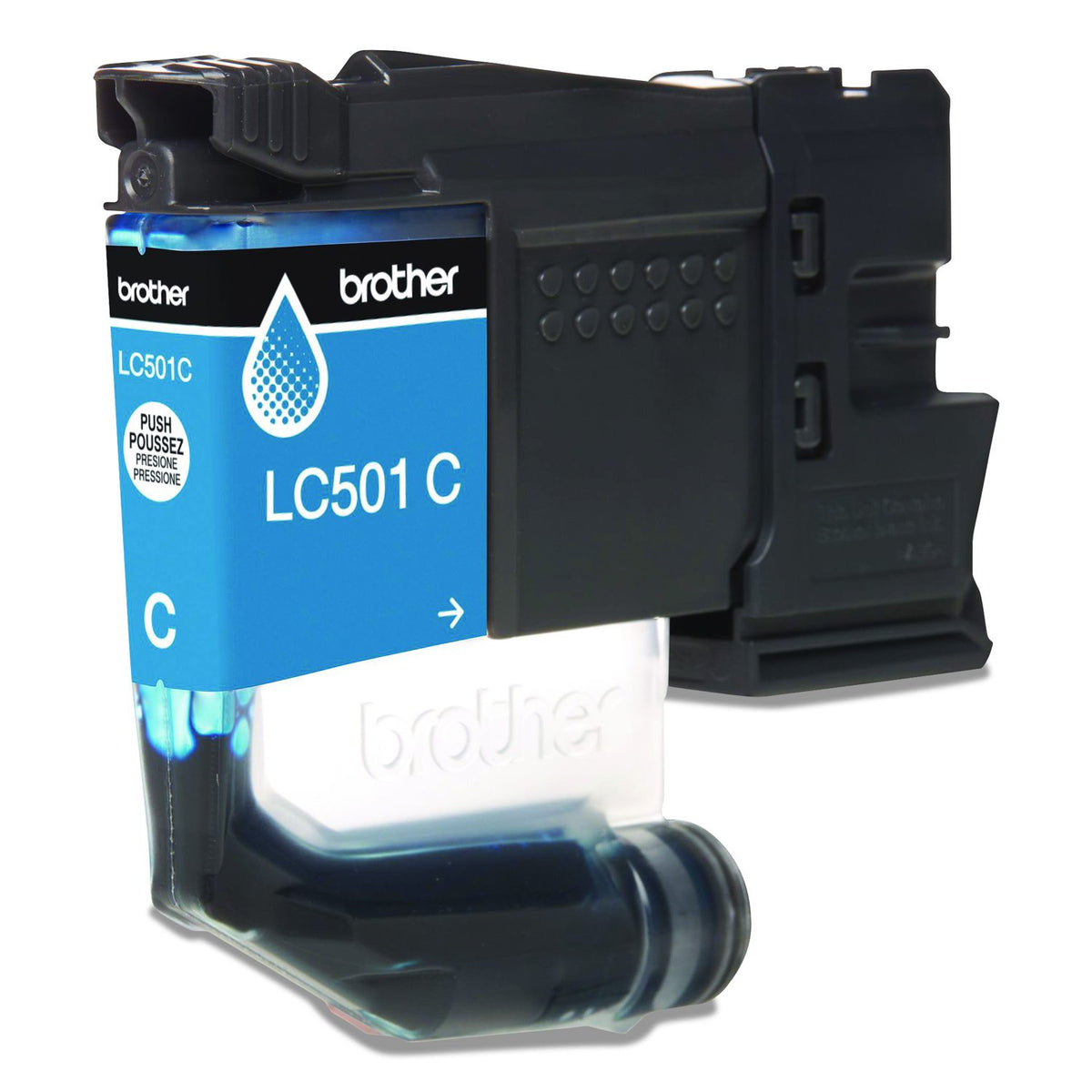 Brother LC501 Compatible Cyan 200 Yield Inkjet Cartridge, LC501C