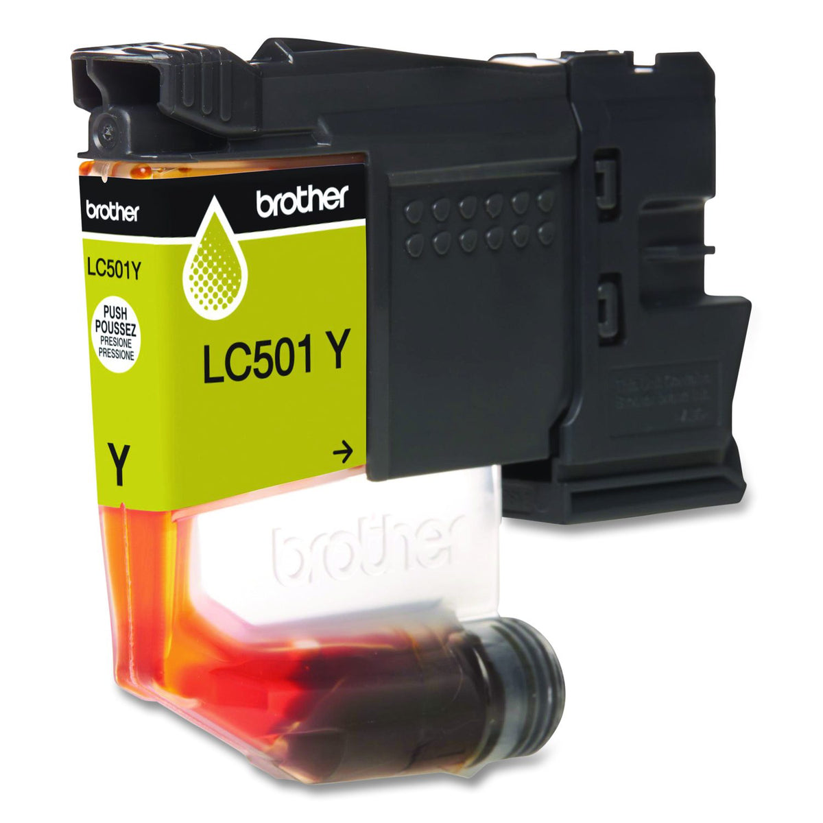 Brother LC501 Compatible Yellow 200 Yield Inkjet Cartridge, LC501Y