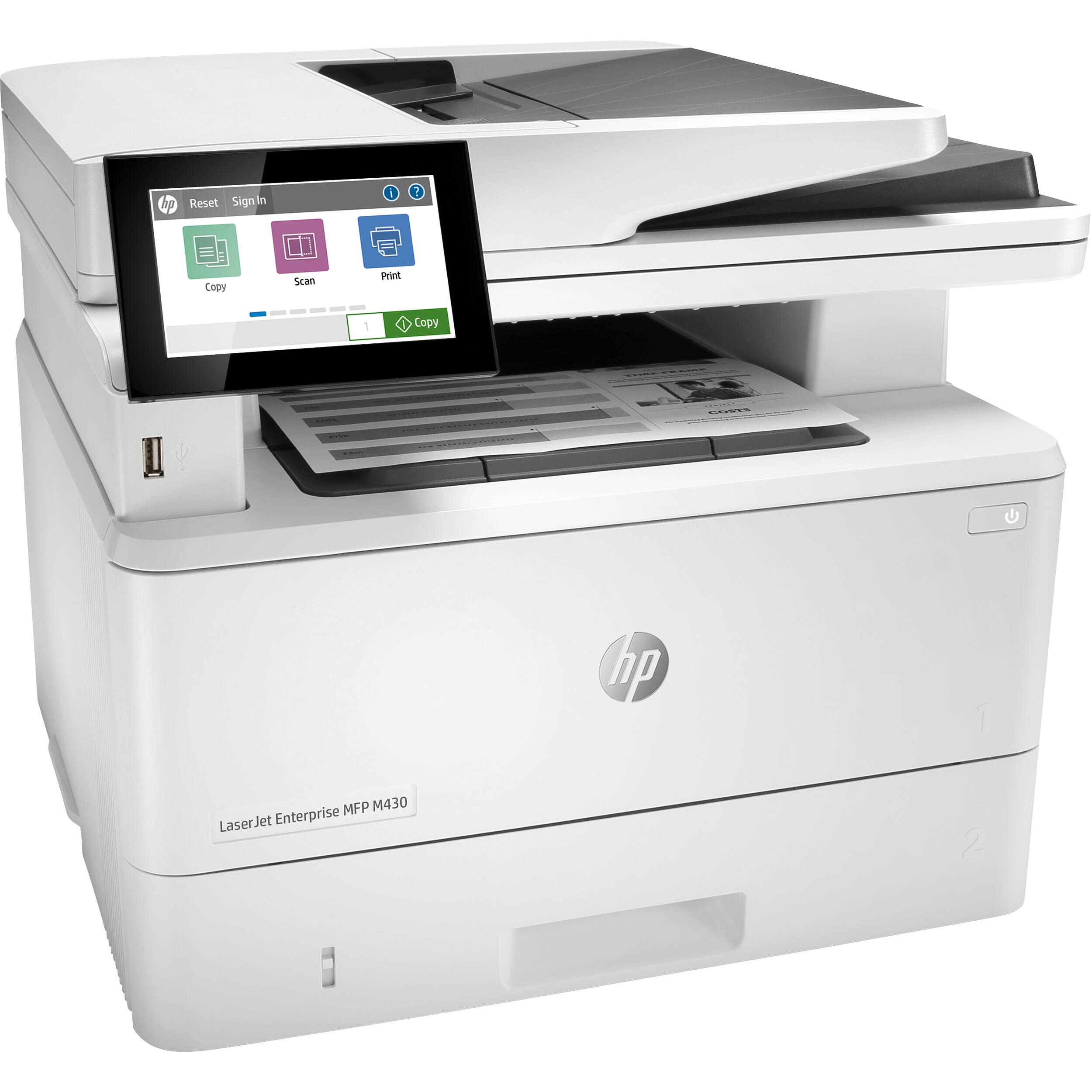 HP LaserJet Enterprise MFP M430f Monochrome New Open Box, 3PZ55A