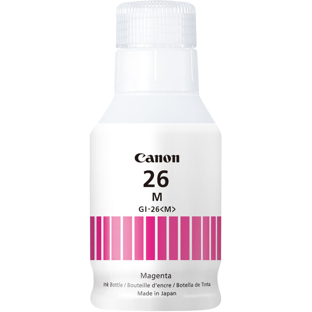 Canon GI-26M Compatible Magenta Ink for MAXIFY 6020 and 7020 Printers, 4422C001