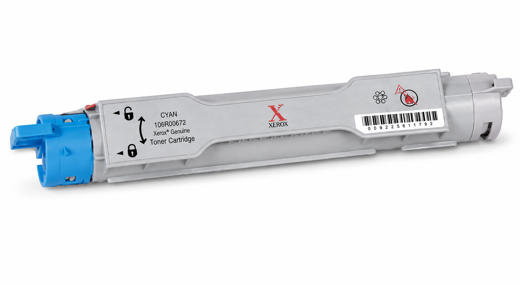 Xerox Phaser 6250 High Capacity Cyan Laser Toner Cartridge, 106R672