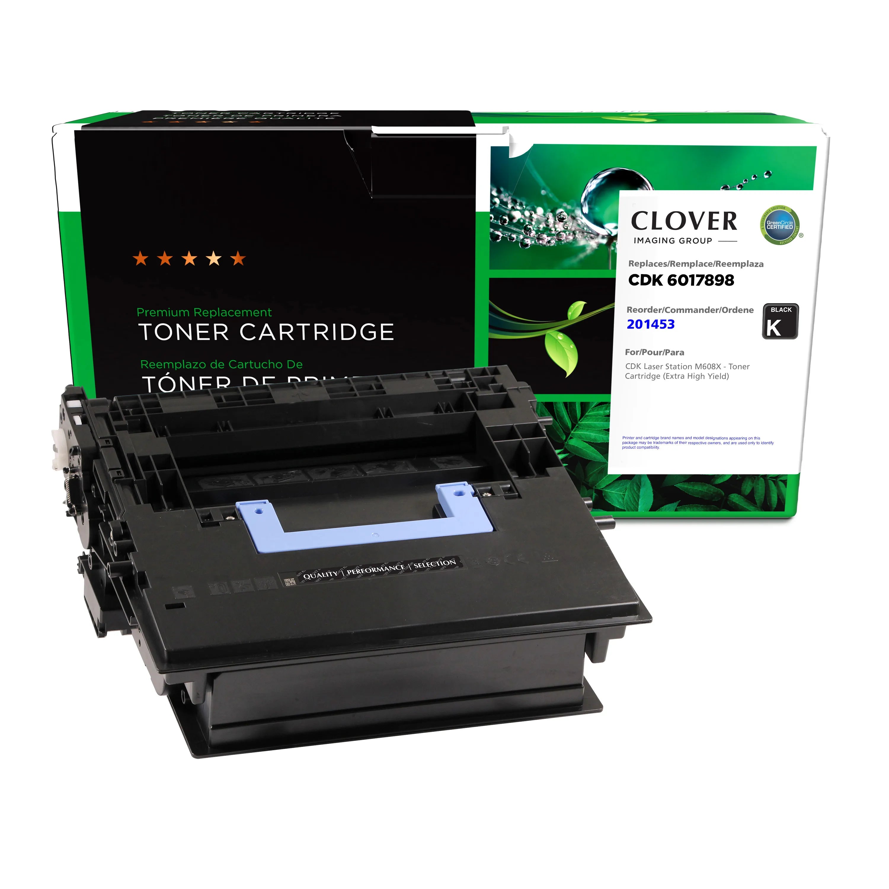 CDK Laser Station M608X Remanufactured Extra High Yield Toner Cartridge, 6017898