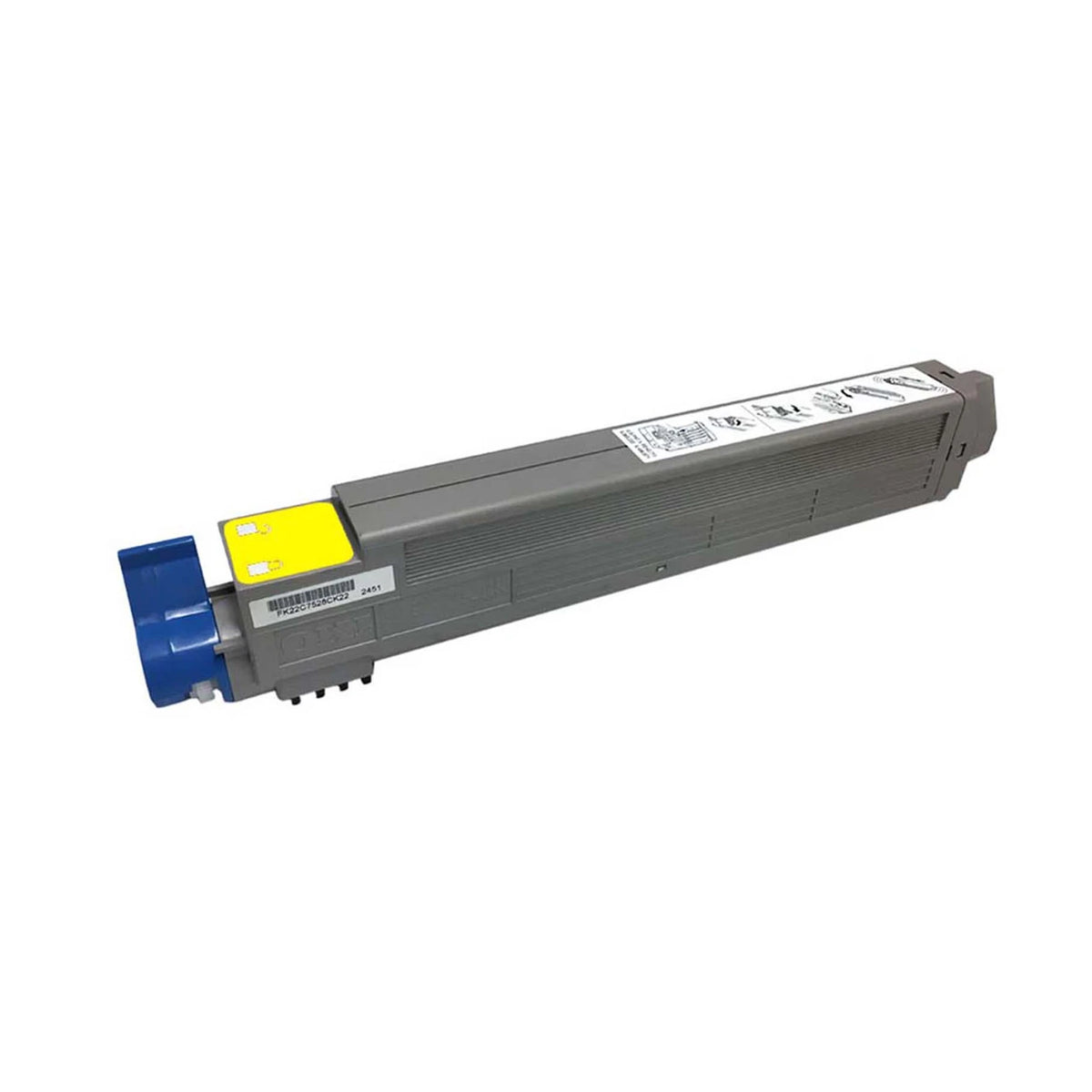 Okidata Pro 510DW/900DP Yellow Toner Cartridge, 52124001