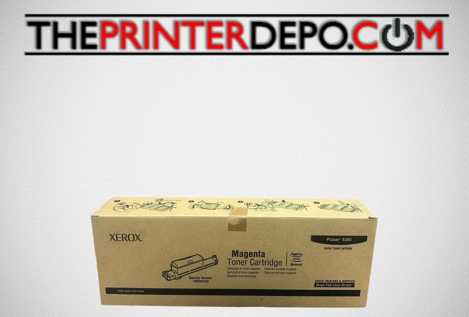 Xerox Phaser 6360 Magenta Toner, 106R01223
