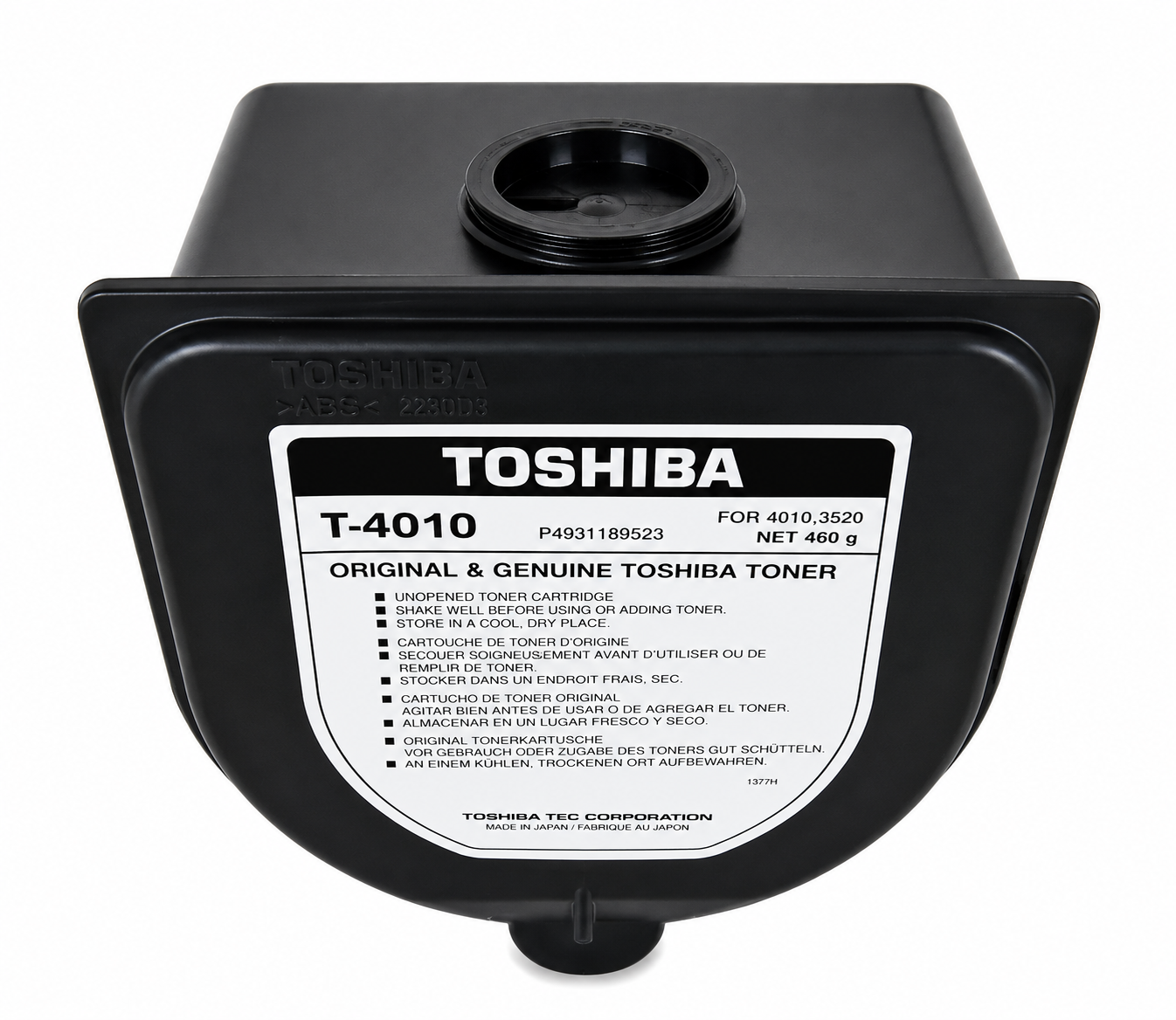 Toshiba 3220/4010 Black Toner Cartridge, T-4010