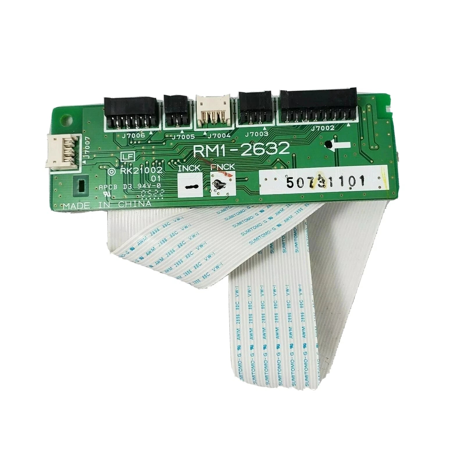 HP CP3505/3800/3600/3000 Relay PC Board Assembly, RM1-2632/RM1-2582