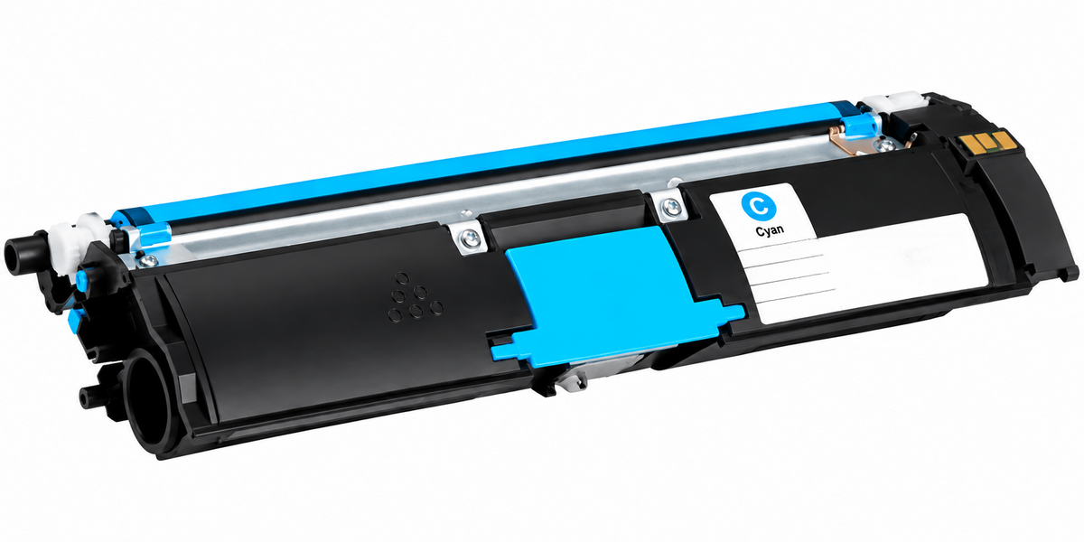 Konica Minolta MagiColor 2400 Standard Yield Cyan Toner Cartridge, 1710587-003