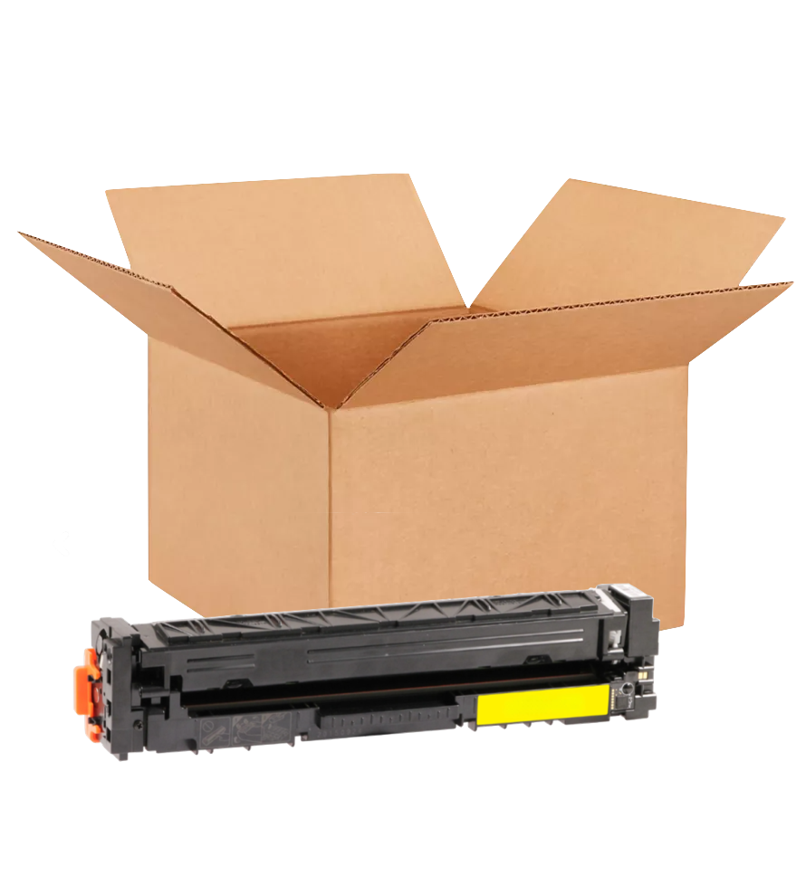 HP 201X New OEM Starter Toner Cartridge Placed in Brown Box, CF402X