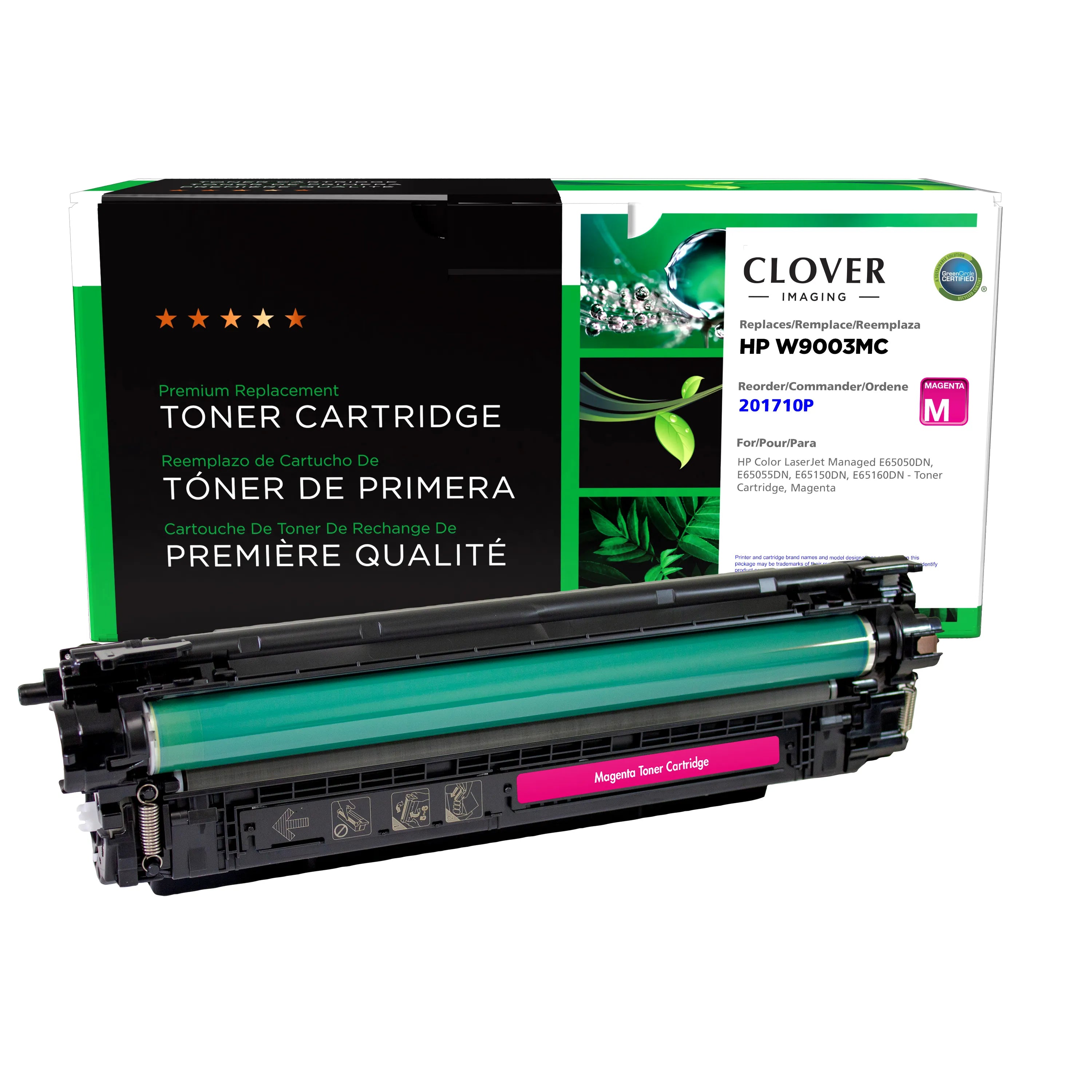 HP E65050, E65055 Remanufactured Magenta Toner Cartridge, W9003MC