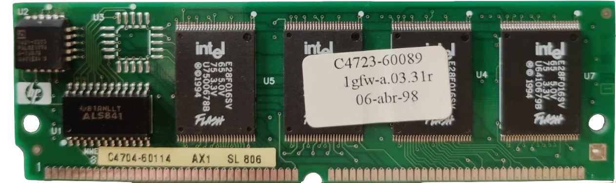HP 2000/2500/3000/3500/3800/2800 Firmware SIMM, C4723-69294