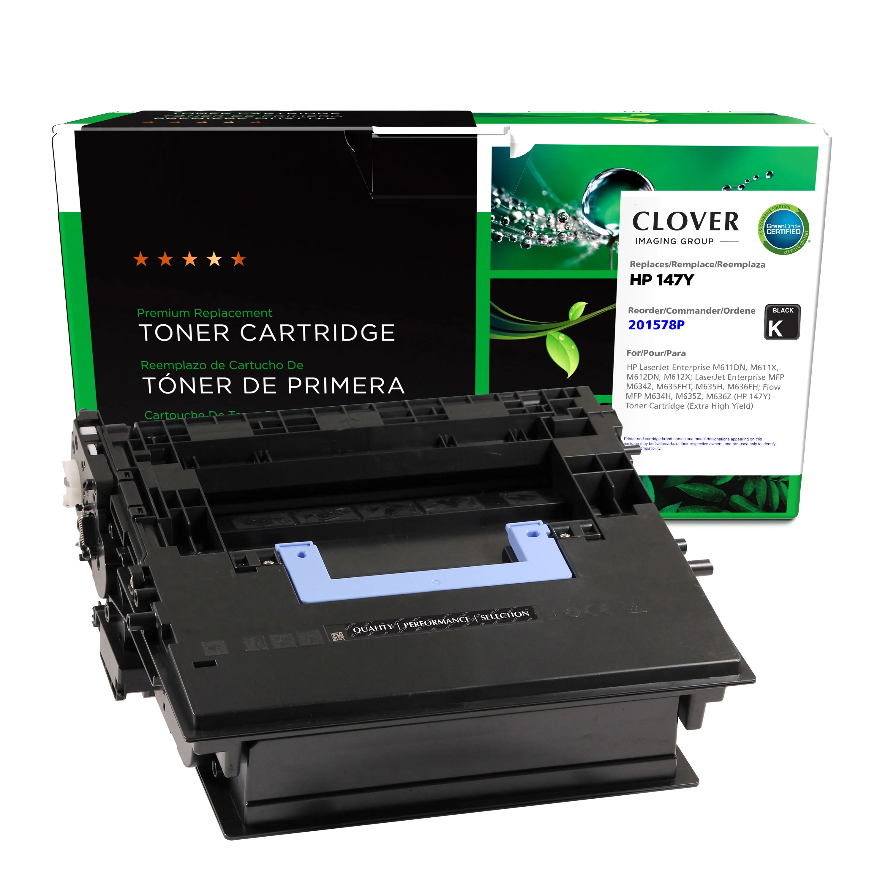 HP LaserJet M611DN, M611X, M612DN, M612X Extra High Yield Toner Cartridge, W1470Y