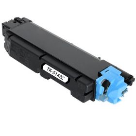 Kyocera Mita M6030/M6530/P6130 Compatible Toner Cartridge Cyan 5K Yield, TK-5142C