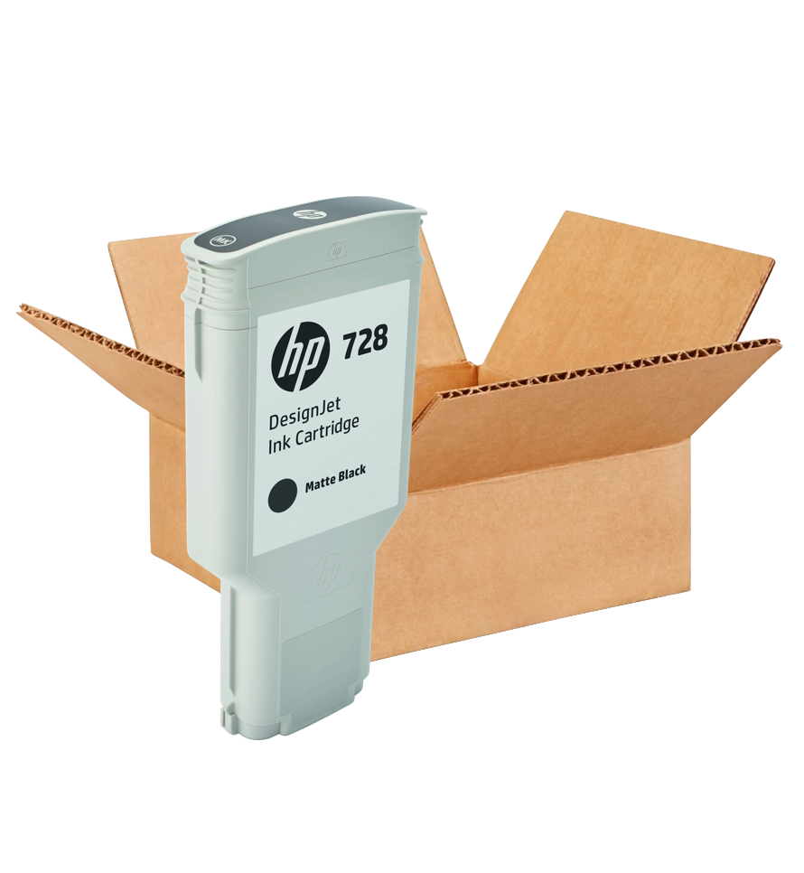 HP DesignJet T730/T830/T831 Black Matte Ink Cartridge, 3WX25A