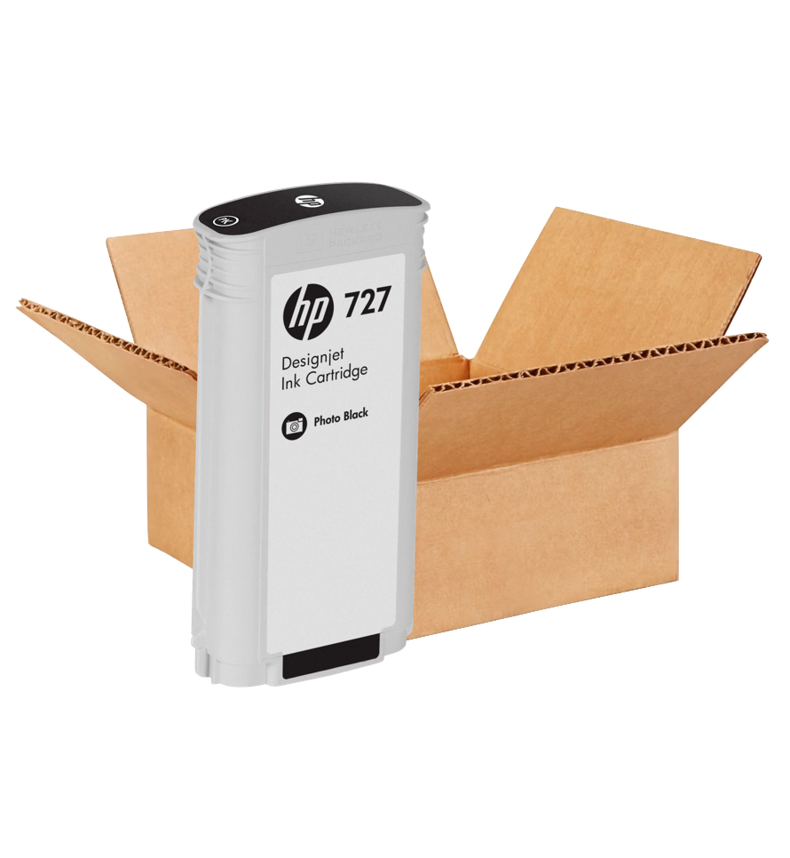 HP DesignJet T1500/T1530/T2500/T2530 Black Ink Cartridge New Open Box, B3P23A