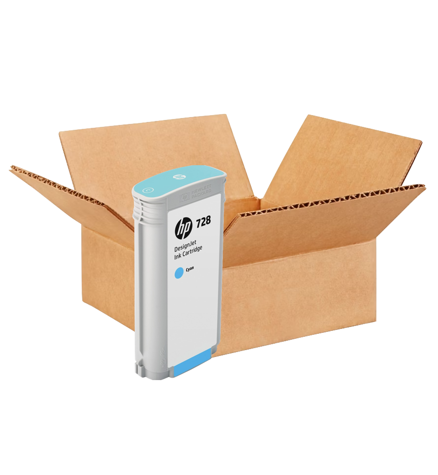HP DesignJet T730/T830 Cyan Ink Cartridge New Open Box, F9J67A