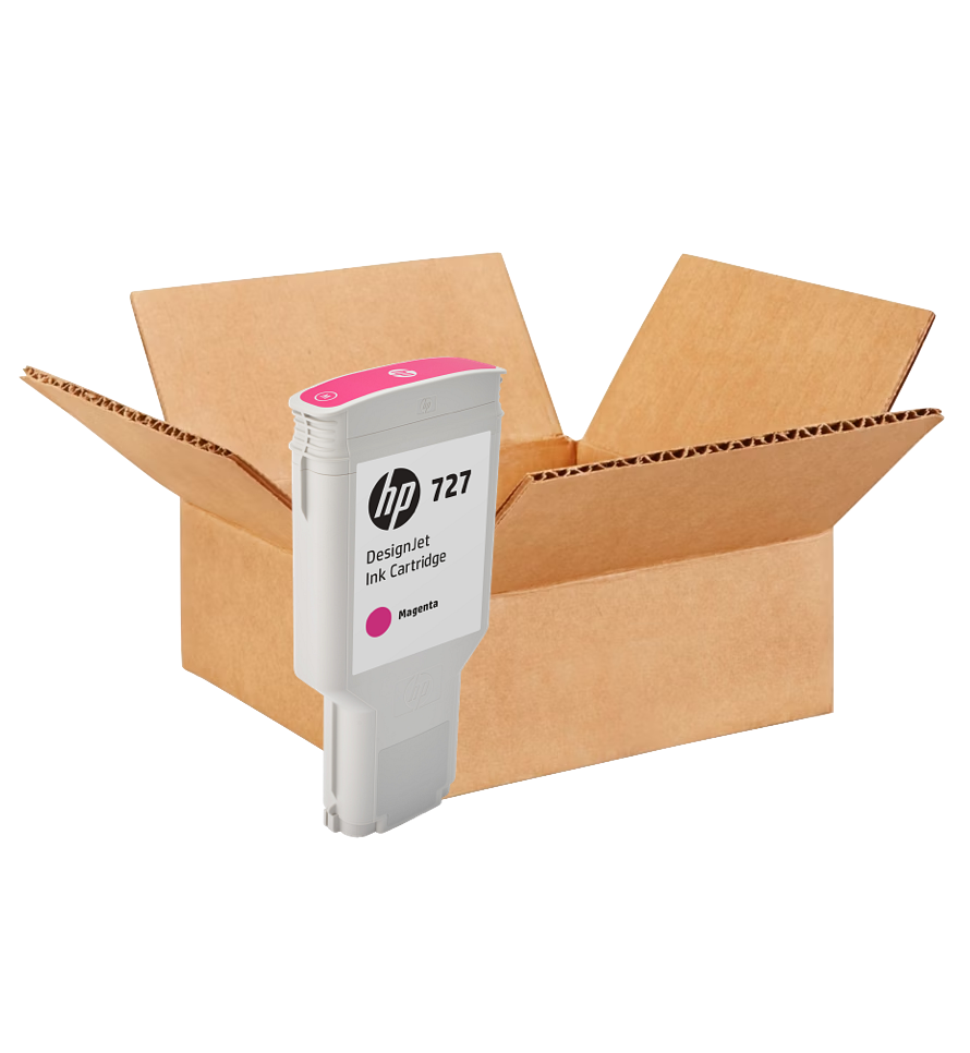 HP DesignJet T920/T930/T1500/T1530/T2500/T2530 Magenta Ink Cartridge New Open Box, F9J77A