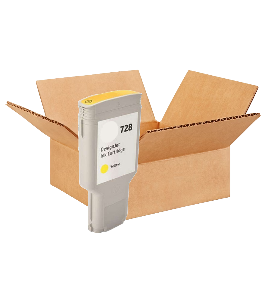 HP DesignJet T730/T830 Yellow Ink Cartridge New Open Box, F9K15A