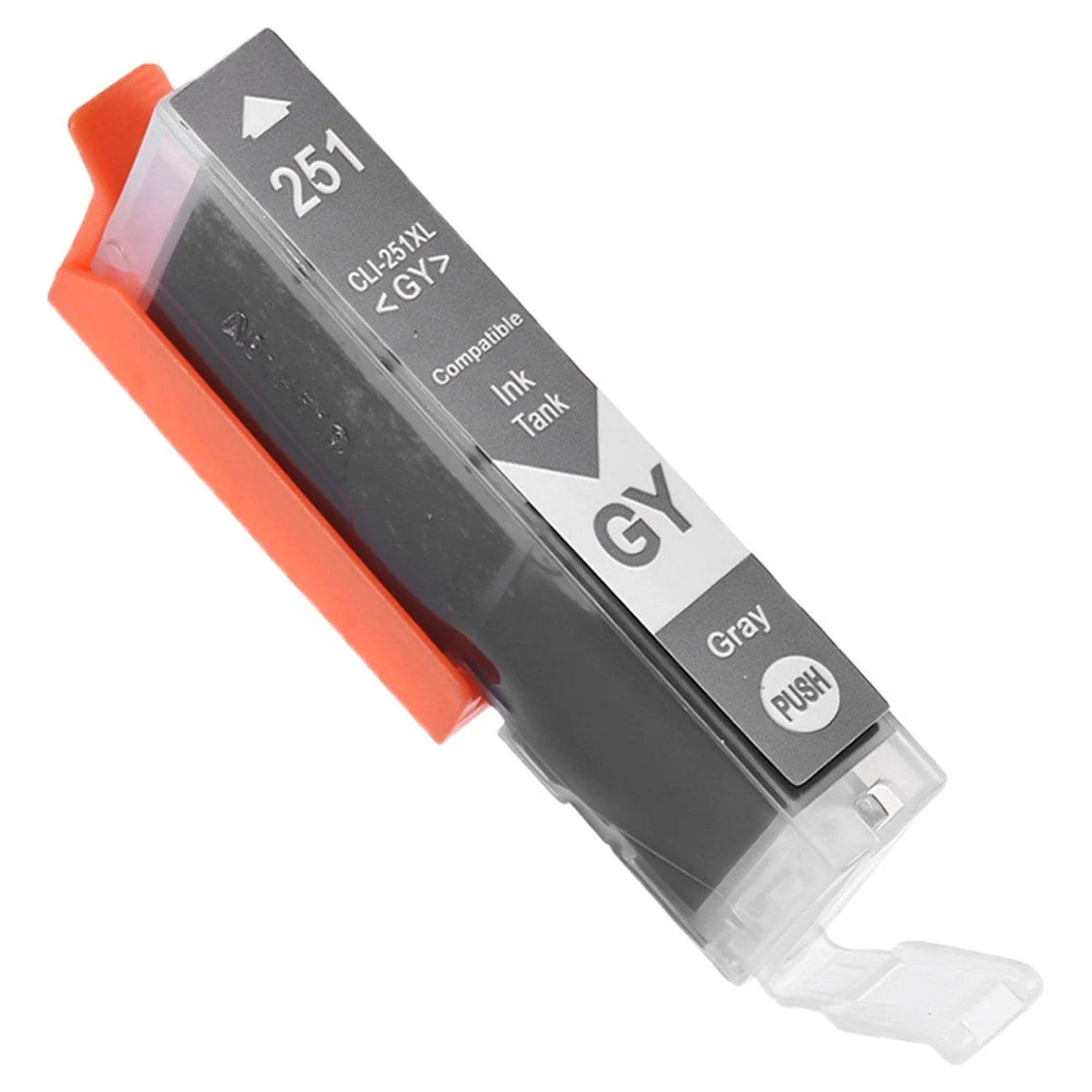 Canon CLI-251XLGY Compatible Gray 400 High Yield InkJet Cartridge, 6452B001