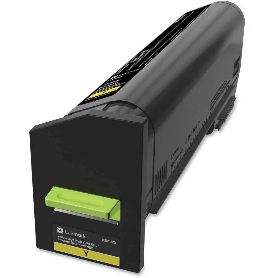 Lexmark CS860 55K Yellow Toner Cartridge, 82K1UY0