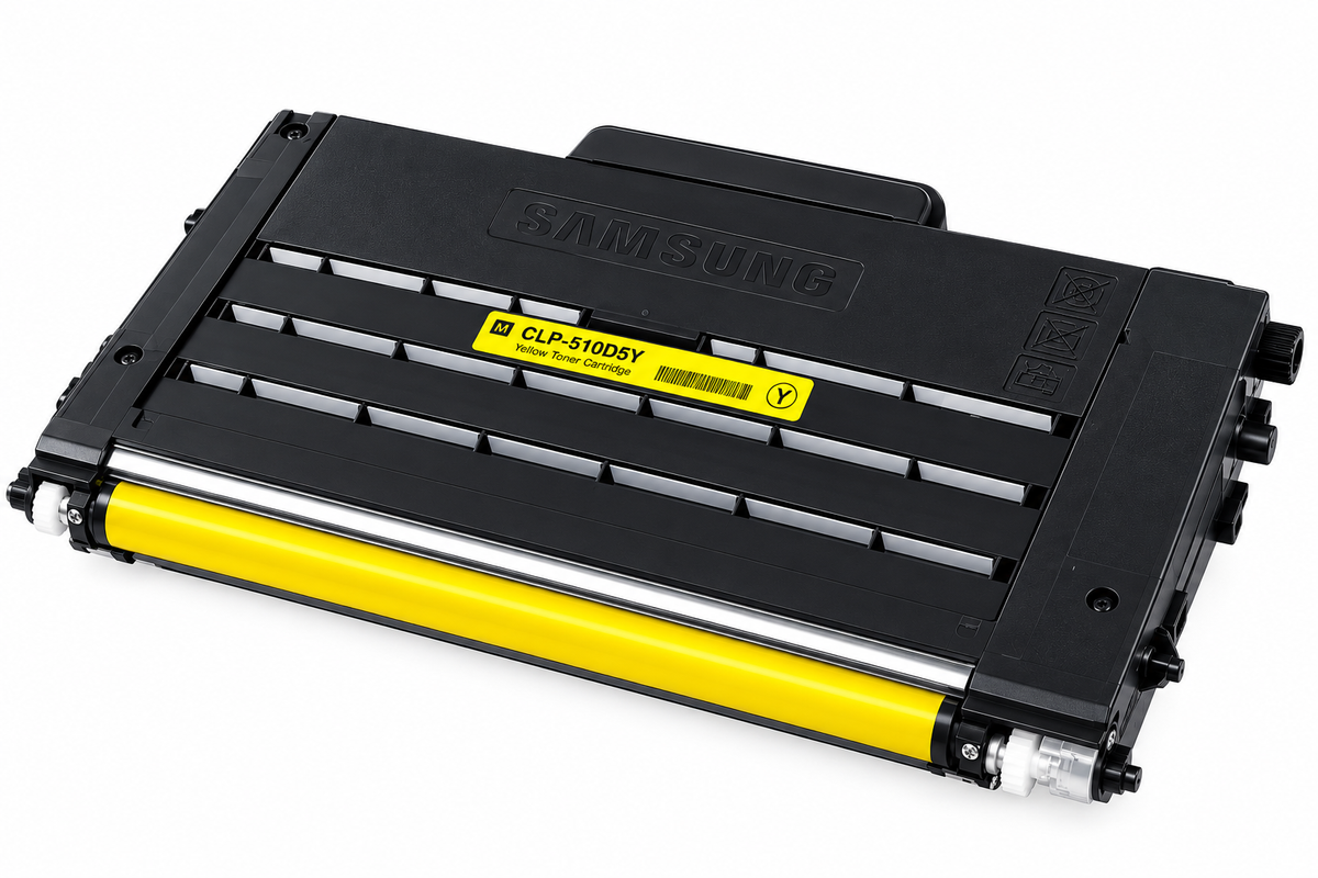 Samsung CLP-510 Yellow High Yield Toner, CLP-510D5Y