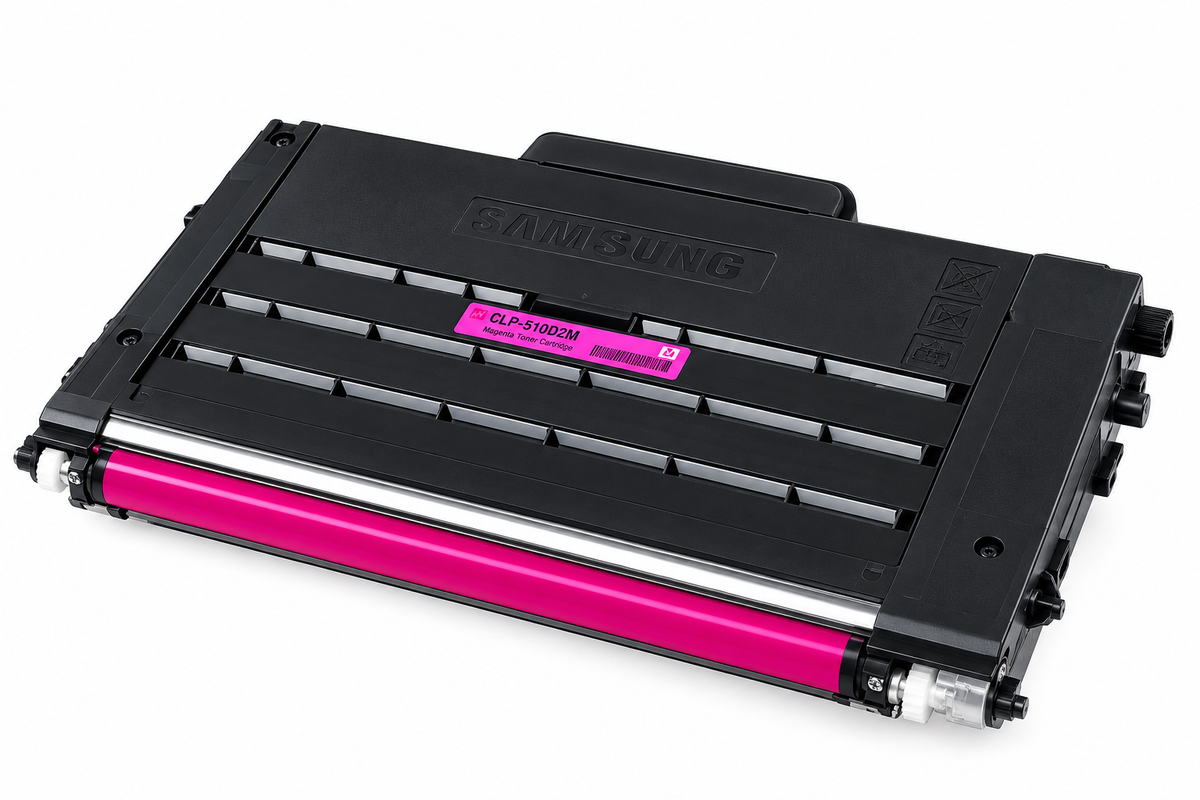 Samsung CLP-510 Standard Yield Magenta Toner Cartridge, CLP-510D2M