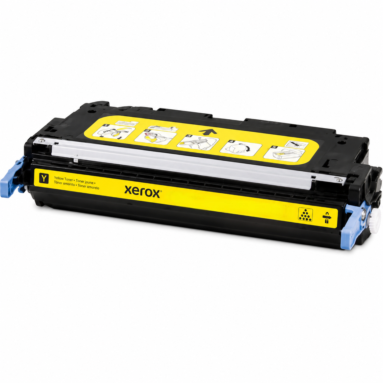 Xerox Brand HP 3600 Q6472A Yellow Toner Cartridge, 6R1340