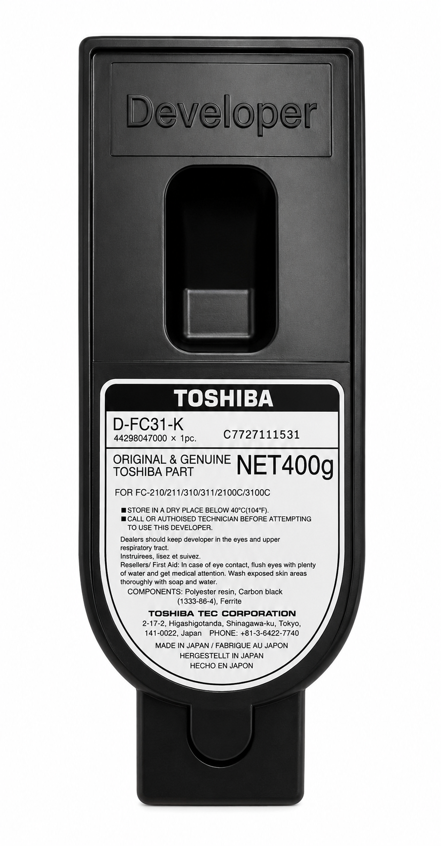 Toshiba e-Studio 210C/310C Blak Developer, D-FC31-K