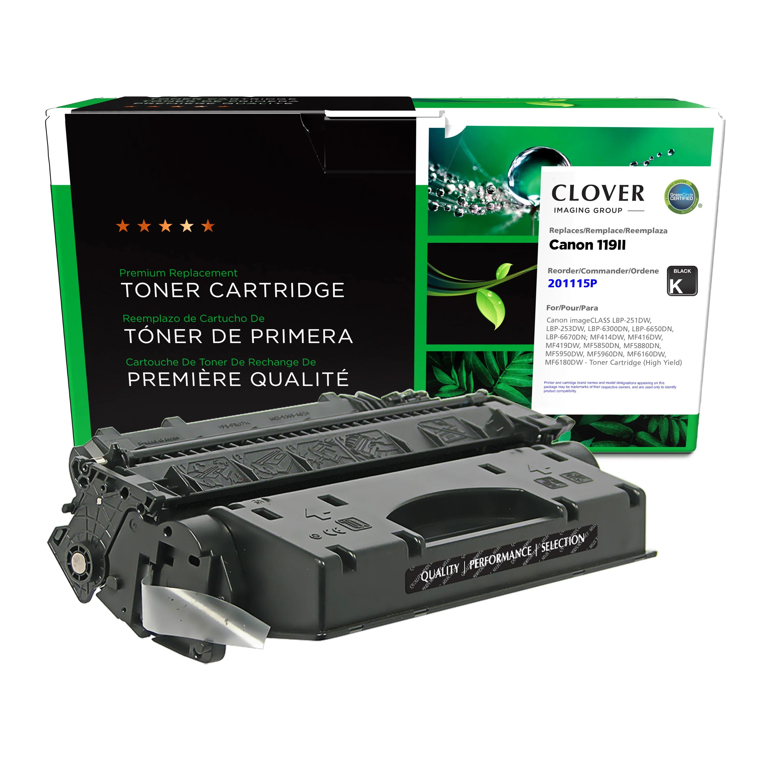 Canon 119II Remanufactured Toner Cartridge, 3480B001