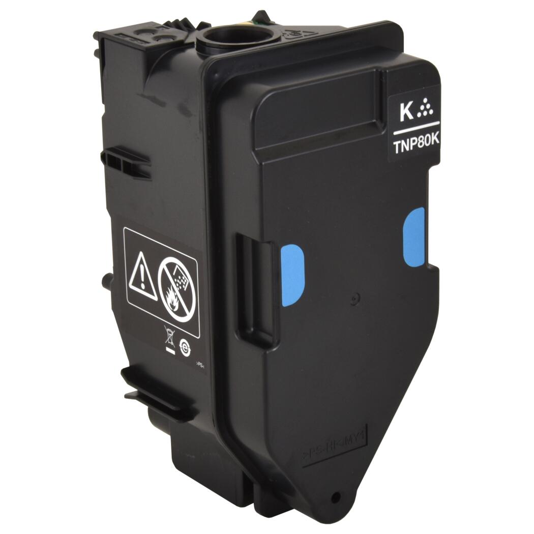 Konica Minolta TNP80K Black Toner Cartridge, AAJW132
