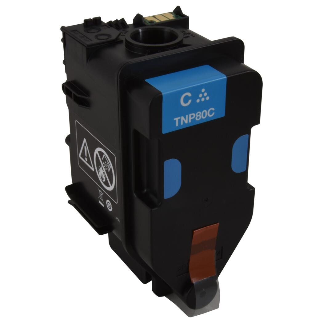 Konica Minolta TNP80C Cyan Toner Cartridge, AAJW432