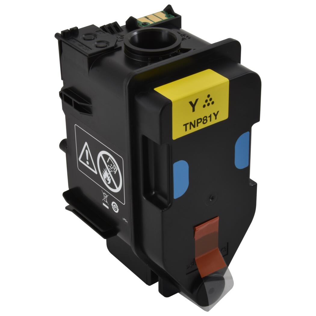Konica Minolta TNP81Y Yellow Toner Cartridge, AAJW231