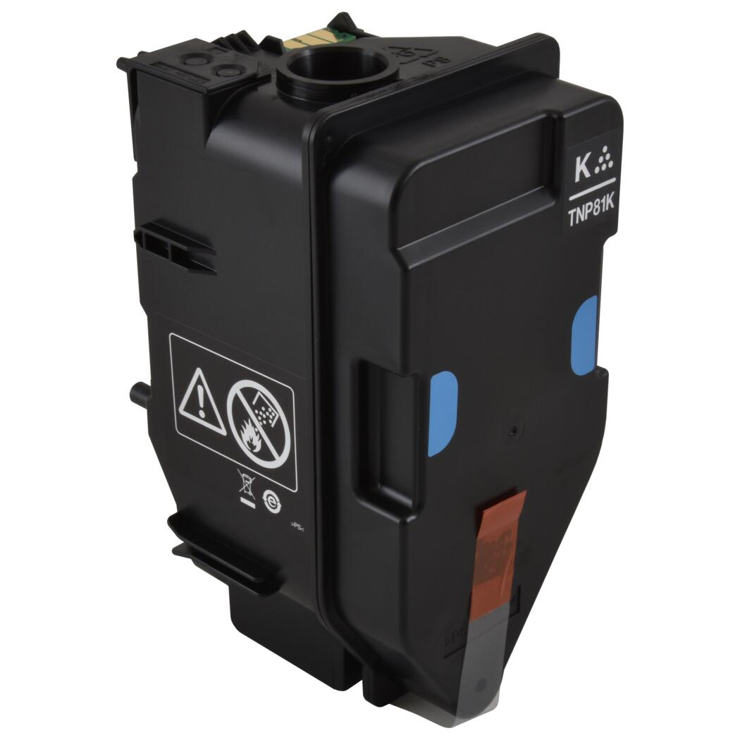 Konica Minolta TNP81K Black Toner Cartridge, AAJW131