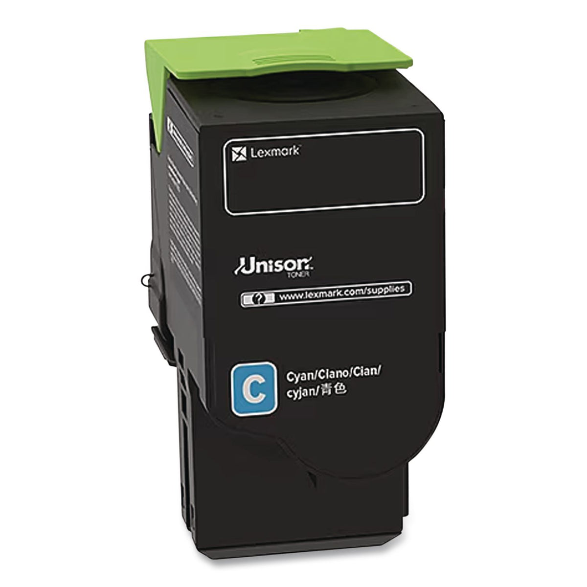Lexmark CX942/CX943 Extra High Yield Cyan Toner Cartridge, 78C1XCE