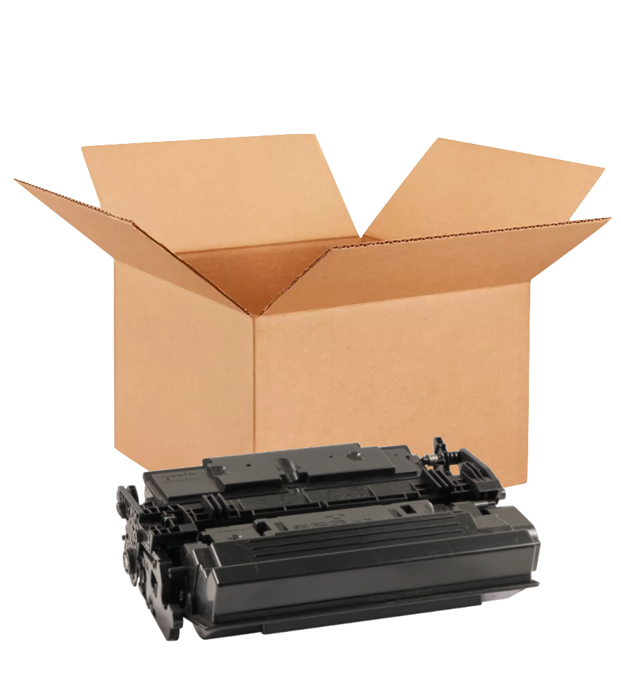 HP 87X New OEM Black Toner Cartridge Placed in Brown Box, CF287X
