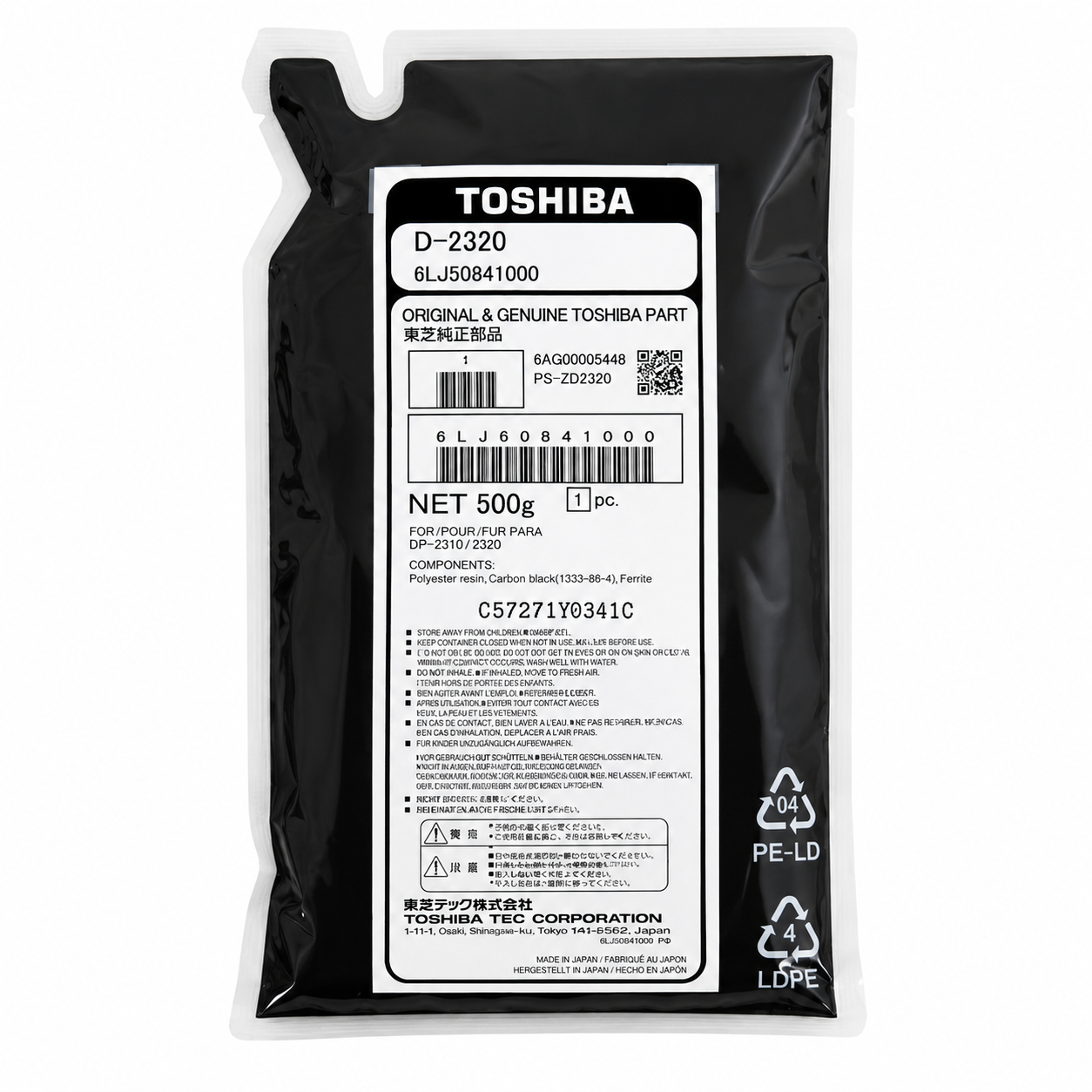 Toshiba e-Studio 230/280 Black Developer, D2320