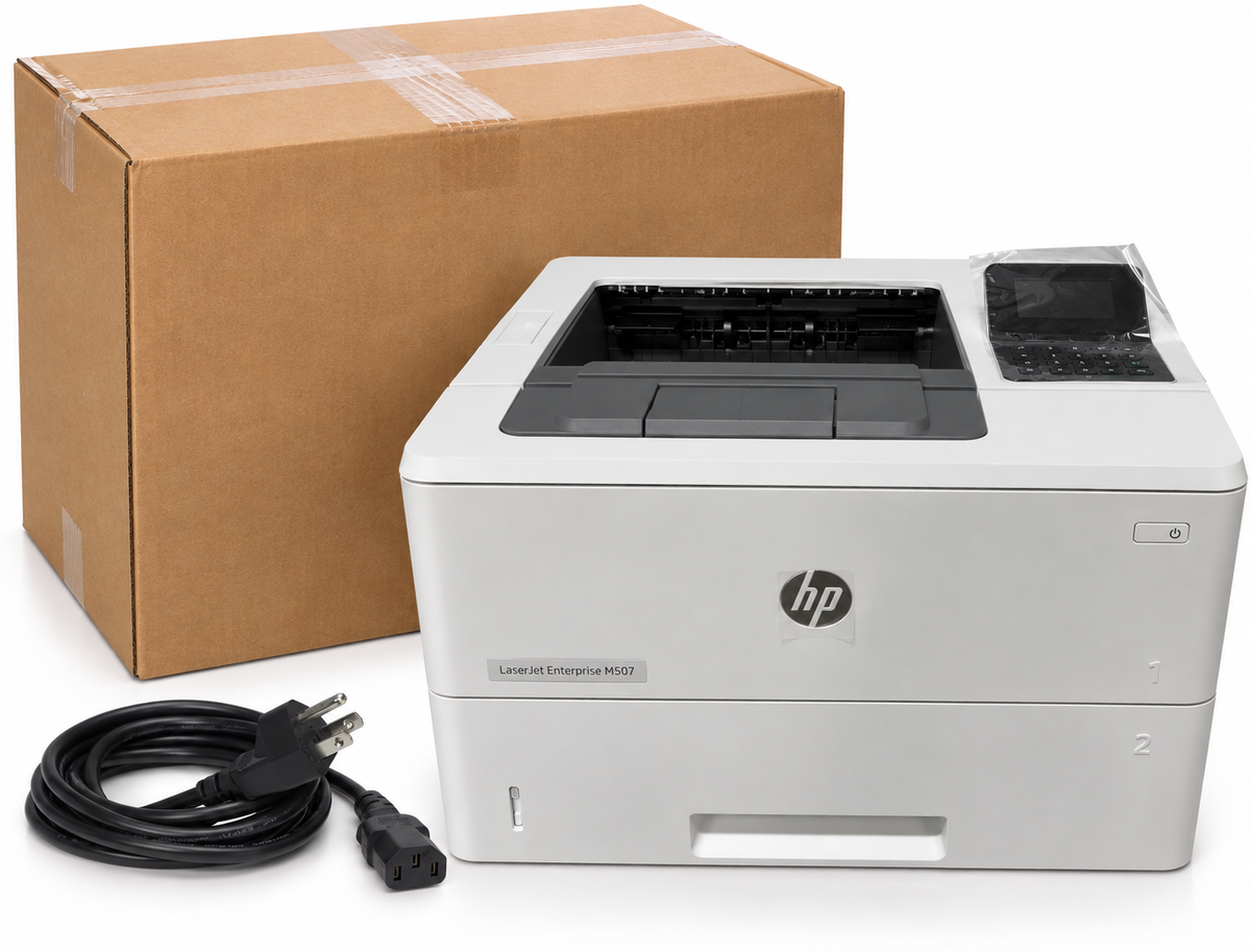 HP LaserJet Enterprise M507n Monochrome New Open Box 1PV86A