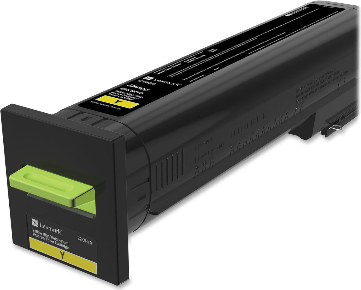 Lexmark CX820/825/860 17K Yellow Toner Cartridge, 82K1HY0