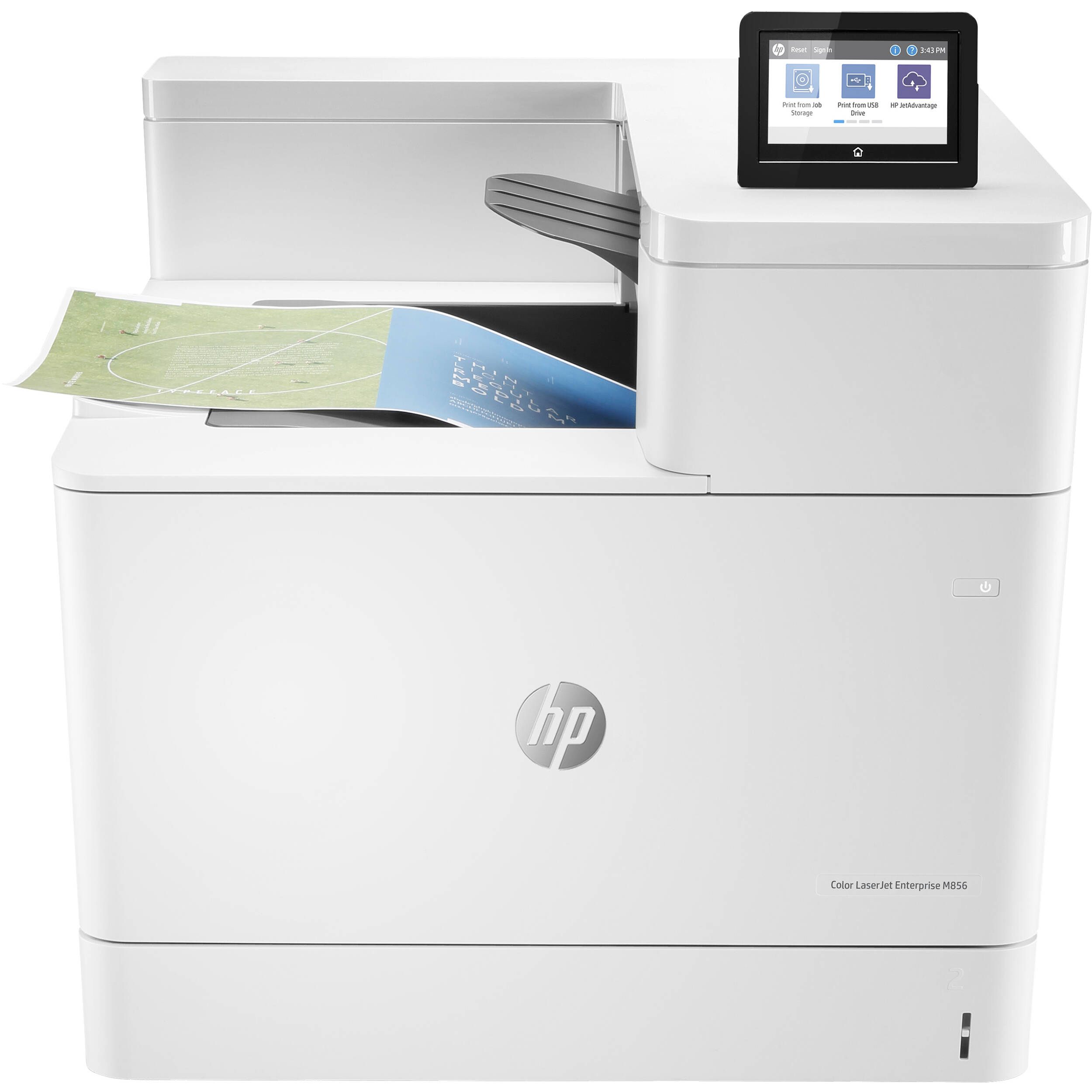 HP Color LaserJet Enterprise M856dn Laser Printer New Open Box, T3U51A