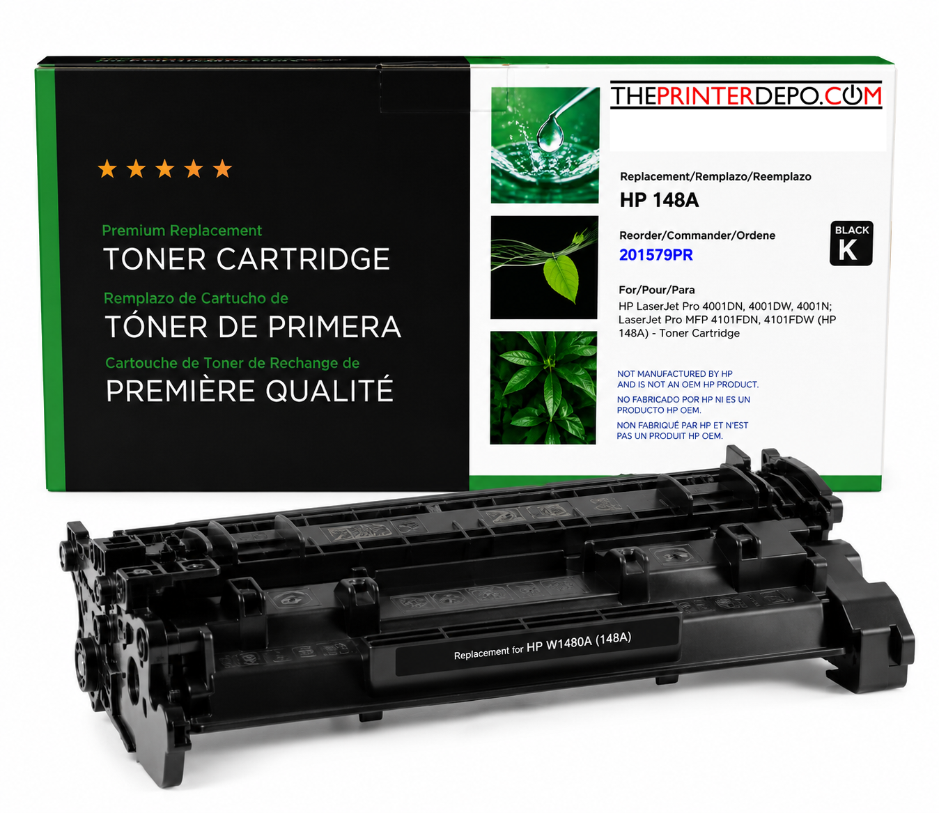 HP LaserJet Pro 4001 / 4101FDN Remanufactured 148A Toner Cartridge W1480A