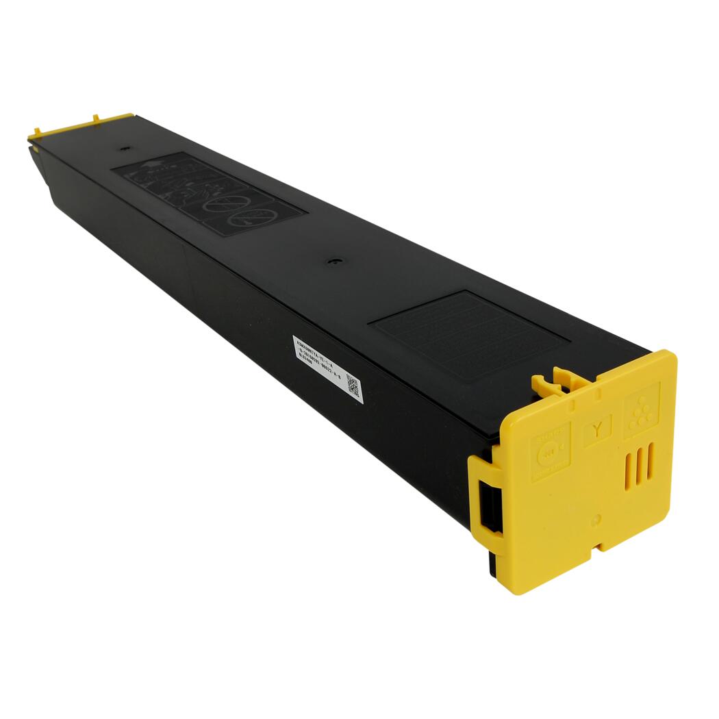 Sharp MX-2630/MX-3050 Compatible TAA Compliant Yellow 24K Yield Toner Cartridge, MX-61NTYA