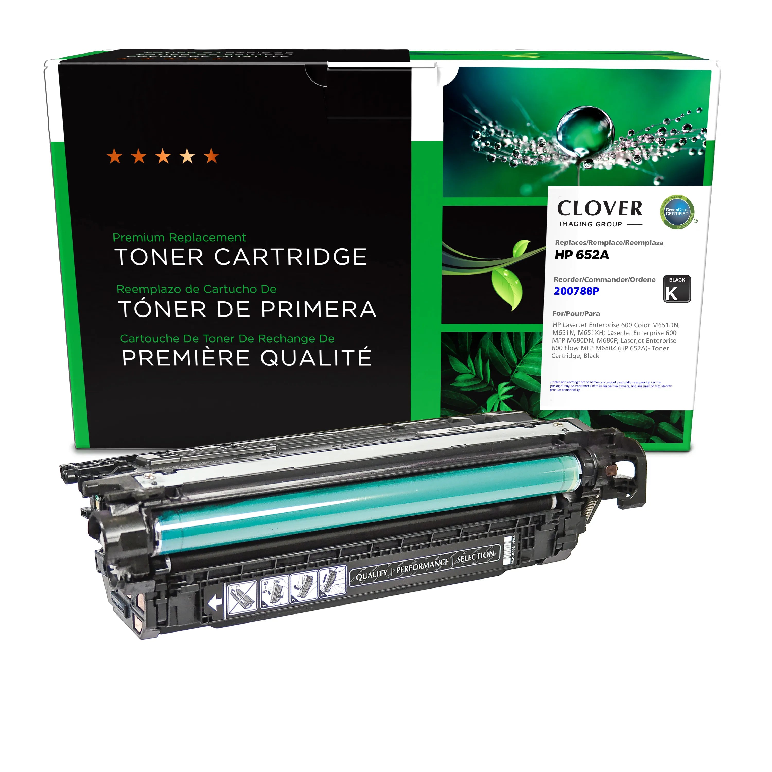 HP Color LaserJet (Remanufactured) Black Toner Cartridge, CF320A (HP 652A)