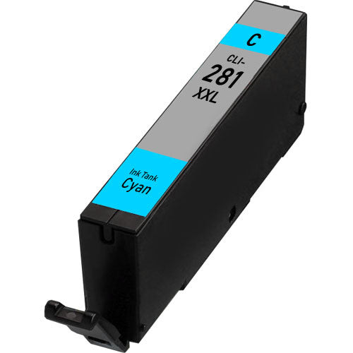 Canon CLI-281XXLC Remanufactured Cyan 11.7ML Extra High Yield InkJet Cartridge, 1980C001