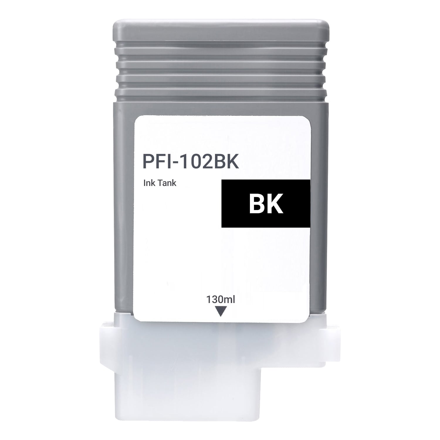 Canon PFI-102BK 130ML Black Inkjet Cartridge, 0895B001