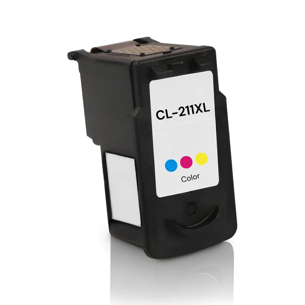 Canon CLI-211XL Remanufactured Tri-Color 350 High Yield InkJet Cartridge, 2975B001