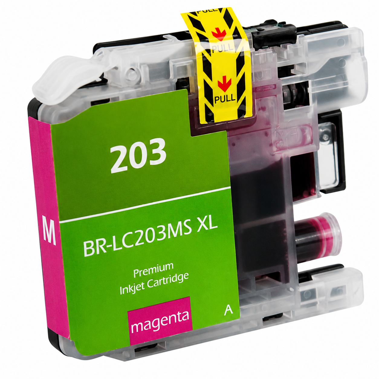 Brother LC203 XL Compatible InkJet Cartridge Magenta 550 High Yield, LC203MXL