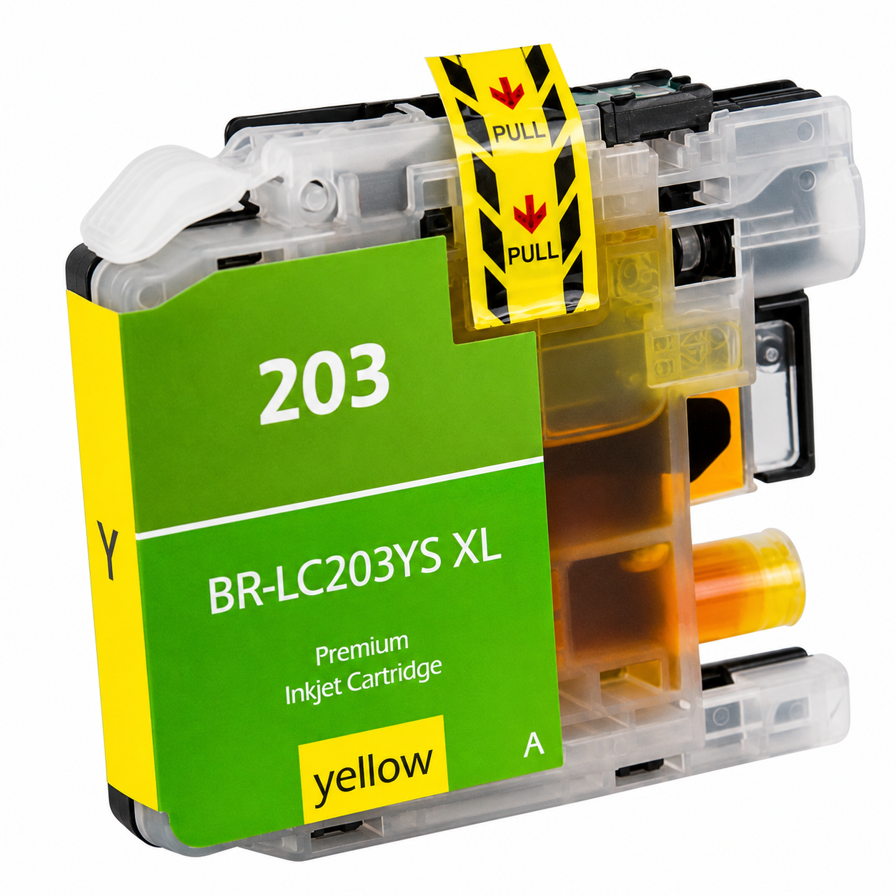 Brother LC203 XL Compatible InkJet Cartridge Yellow 550 High Yield, LC203YXL
